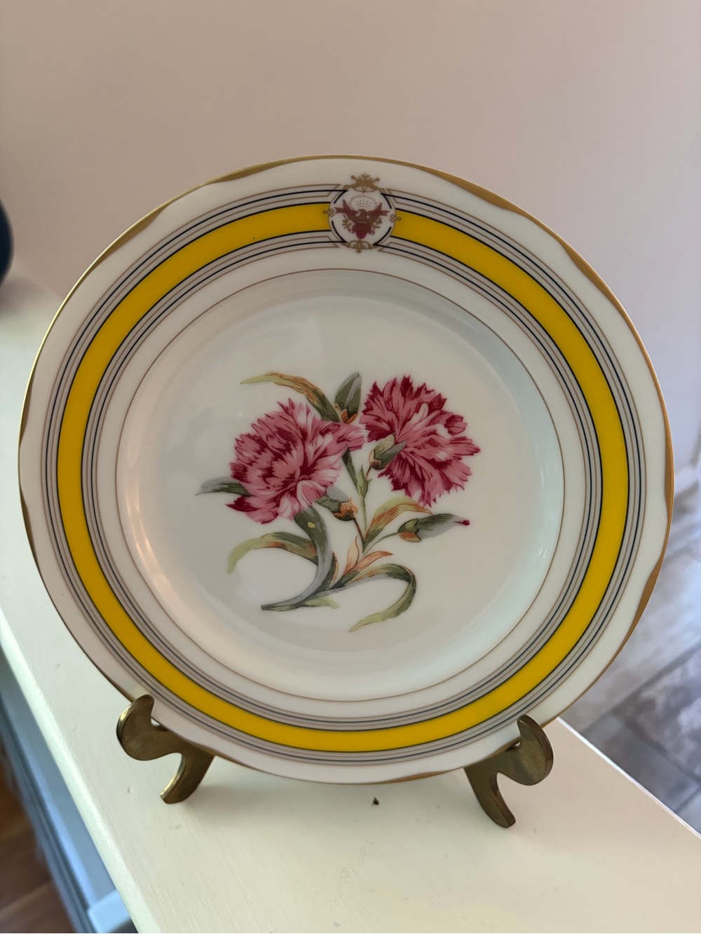 Woodmere China Ulysses S. Grant Dessert Plate 96’ Gourmet Gala March of Dimes